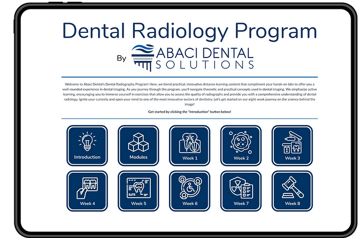 Online Dental Radiography Training Program | Abaci Dental Solutions
